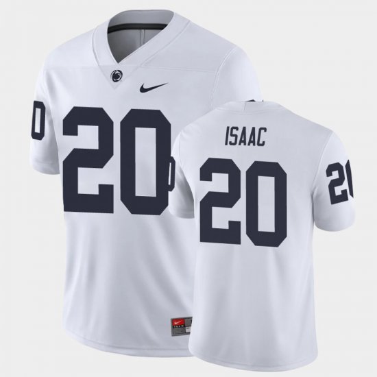 #20 Adisa Isaac College Football PSU Game Men\'s White Jersey 811046-575