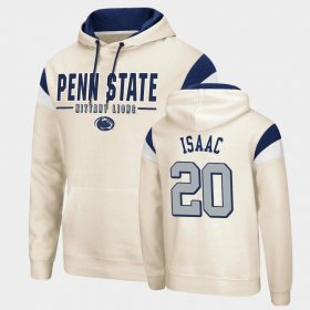 #20 Adisa Isaac Fortress PSU Pullover Men's Cream Hoodie 903524-158