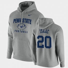 #20 Adisa Isaac Oopty Oop Penn State Nittany Lions Football Pullover Men's Gray Hoodie 114495-217