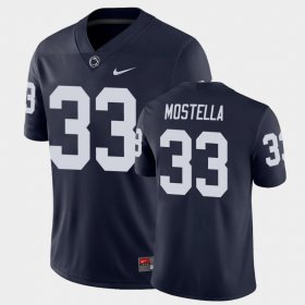 #33 Bryce Mostella College Football PSU Game Men's Navy Jersey 776162-148