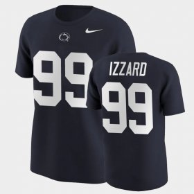 #99 Coziah Izzard College Football PSU Name & Number Mens Navy T-Shirt 624803-207 #99 Coziah Izzard College Football PSU Name & Number Mens Navy T-Shirt 624803-207