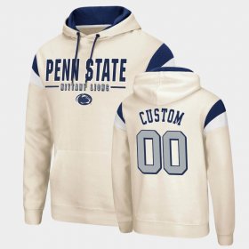 #00 Custom Fortress Penn State Pullover Men Cream Hoodie 419791-997