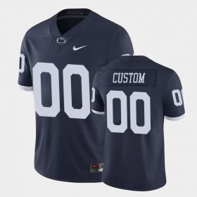 #00 Custom Limited Penn State College Football Men Navy Jersey 860321-803