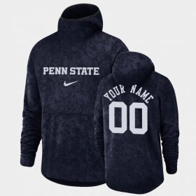 #00 Custom Basketball Spotlight Penn State Nittany Lions Pullover Team Logo Men Navy Hoodie 139703-328