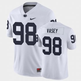 #98 Dan Vasey Limited Penn State College Football Men's White Jersey 296421-253