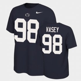 #98 Dan Vasey Name and Number Penn State Name & Number Retro Mens Navy T-Shirt 688889-131 #98 Dan Vasey Name and Number Penn State Name & Number Retro Mens Navy T-Shirt 688889-131