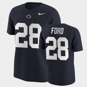 #28 Devyn Ford College Football PSU Name & Number Men's Navy T-Shirt 388744-567 #28 Devyn Ford College Football PSU Name & Number Men's Navy T-Shirt 388744-567