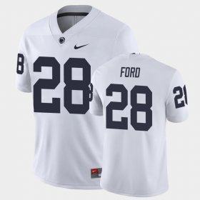 #28 Devyn Ford College Football Penn State Nittany Lions Game Mens White Jersey 981208-506