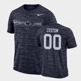 #00 Custom GFX Velocity Nittany Lions Sideline Legend Performance Men's Navy T-Shirt 179253-777