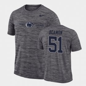 #51 Hakeem Beamon GFX Velocity Penn State Sideline Legend Performance Mens Gray T-Shirt 837726-415