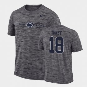 #18 Shaka Toney GFX Velocity Penn State Sideline Legend Performance Men's Gray T-Shirt 913082-476