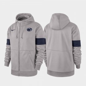 2019 Sideline Therma-FIT PSU Performance Full-Zip Men's Gray Hoodie 348513-131 2019 Sideline Therma-FIT PSU Performance Full-Zip Men's Gray Hoodie 348513-131