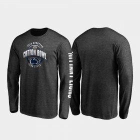 2019 Cotton Bowl Bound Penn State Neutral Stiff Arm Long Sleeve Men Heather Charcoal T-Shirt 892305-957 2019 Cotton Bowl Bound Penn State Neutral Stiff Arm Long Sleeve Men Heather Charcoal T-Shirt 892305-957