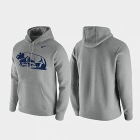 Vintage Logo PSU Club Fleece Mens Heathered Gray Hoodie 962092-314 Vintage Logo PSU Club Fleece Mens Heathered Gray Hoodie 962092-314