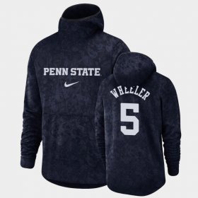 #5 Jamari Wheeler Basketball Spotlight Nittany Lions Pullover Team Logo Men's Navy Hoodie 180805-317 #5 Jamari Wheeler Basketball Spotlight Nittany Lions Pullover Team Logo Men's Navy Hoodie 180805-317