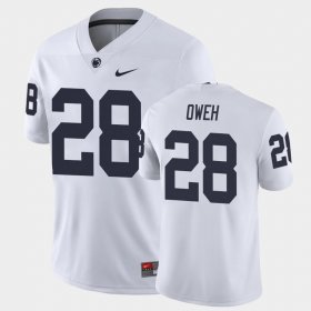 #28 Jayson Oweh Game Penn State Nittany Lions College Football Men's White Jersey 894583-705