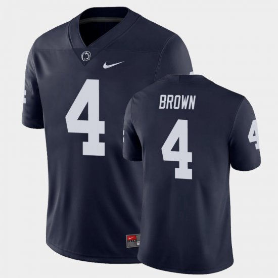 #4 Journey Brown College Football Penn State Game Men Navy Jersey 448675-271