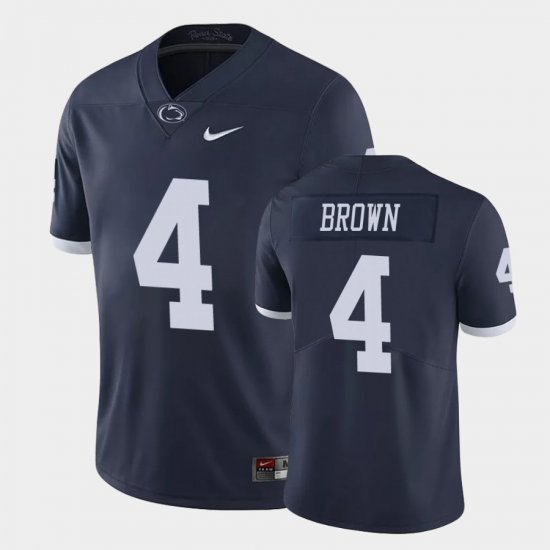 #4 Journey Brown Limited Penn State College Football Mens Navy Jersey 388747-882