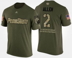 #2 Marcus Allen Military Penn State Nittany Lions Short Sleeve With Message Men's Camo T-Shirt 238459-162