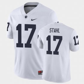 #17 Mason Stahl College Football Penn State Game Men White Jersey 244907-117