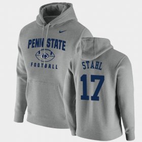 #17 Mason Stahl Oopty Oop Penn State Football Pullover Mens Gray Hoodie 640919-590