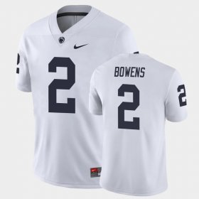 #2 Micah Bowens College Football Penn State Nittany Lions Game Men's White Jersey 539661-995