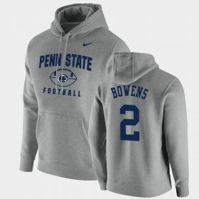 #2 Micah Bowens Oopty Oop Nittany Lions Football Pullover Men's Gray Hoodie 670755-312