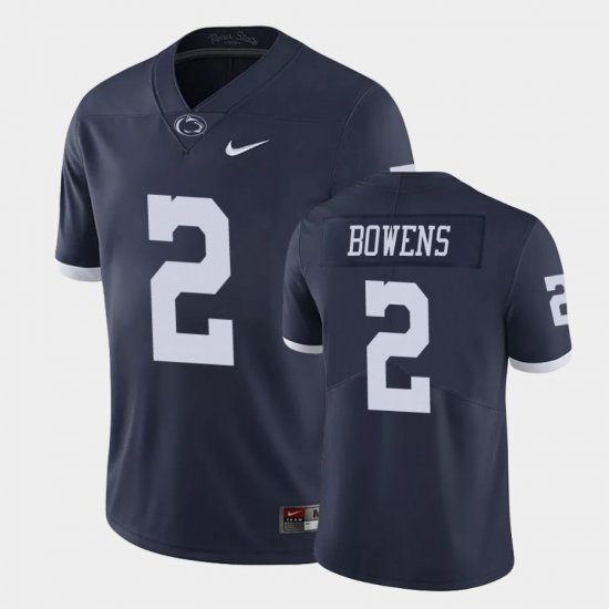 #2 Micah Bowens Limited PSU College Football Men Navy Jersey 271712-504