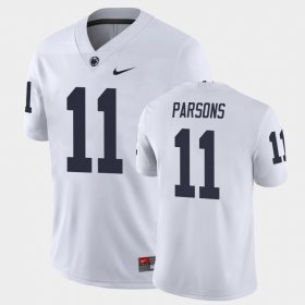 #11 Micah Parsons Game Penn State College Football Mens White Jersey 275637-391