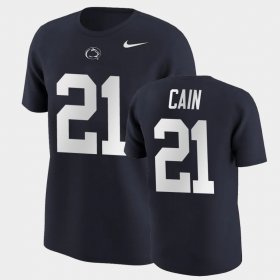 #21 Noah Cain College Football Penn State Nittany Lions Name & Number Men Navy T-Shirt 537458-161 #21 Noah Cain College Football Penn State Nittany Lions Name & Number Men Navy T-Shirt 537458-161