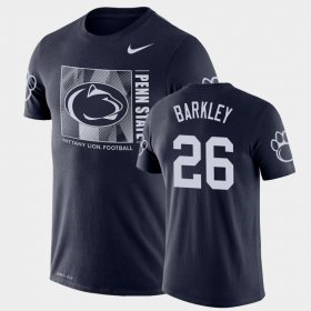 #26 Saquon Barkley Team Issue Nittany Lions Performance Men Navy T-Shirt 188029-650 #26 Saquon Barkley Team Issue Nittany Lions Performance Men Navy T-Shirt 188029-650