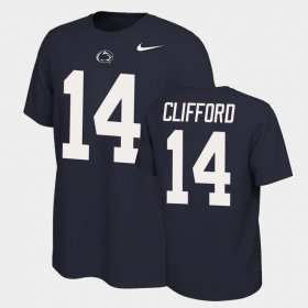 #14 Sean Clifford Name and Number PSU Name & Number Retro Men's Navy T-Shirt 358212-656