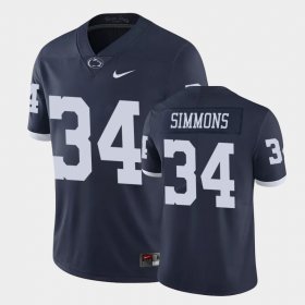 #34 Shane Simmons Limited PSU College Football Men's Navy Jersey 644524-611