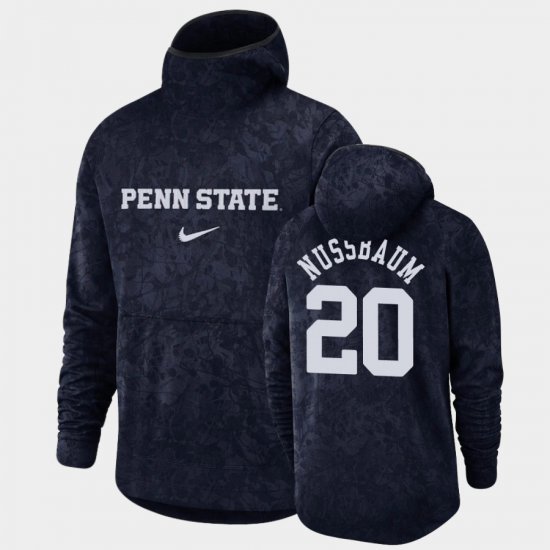 #20 Taylor Nussbaum Basketball Spotlight Penn State Nittany Lions Pullover Team Logo Men\'s Navy Hoodie 875729-425