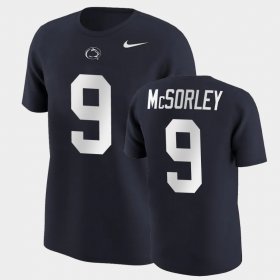 #9 Trace McSorley College Football Penn State Name & Number Mens Navy T-Shirt 664073-115 #9 Trace McSorley College Football Penn State Name & Number Mens Navy T-Shirt 664073-115