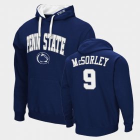 #9 Trace McSorley Arch & Logo 2.0 Penn State Pullover Men's Navy Hoodie 376854-511 #9 Trace McSorley Arch & Logo 2.0 Penn State Pullover Men's Navy Hoodie 376854-511