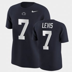 #7 Will Levis College Football Penn State Name & Number Men's Navy T-Shirt 931694-331 #7 Will Levis College Football Penn State Name & Number Men's Navy T-Shirt 931694-331