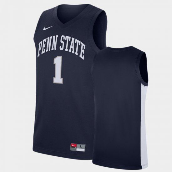 #1 Replica Penn State Men\'s Navy Jersey 329699-479