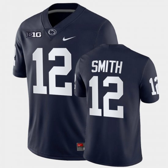 #12 Brandon Smith College Football Penn State Game Men Navy Jersey 557889-155