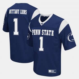 #1 College Football Penn State Men's Navy Jersey 120012-151