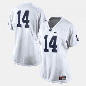 #14 College Football Nittany Lions Women's White Jersey 254720-490