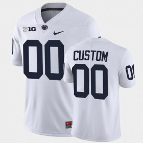 #00 Custom College Football Penn State Nittany Lions Limited Mens White Jersey 947949-383