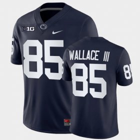 #85 Harrison Wallace III College Football PSU Game Men's Navy Jersey 389343-323