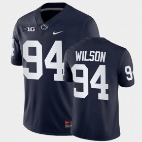 #94 Jake Wilson College Football Penn State Nittany Lions Game Men Navy Jersey 253692-536