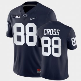 #88 Jerry Cross College Football Penn State Game Men's Navy Jersey 446975-643