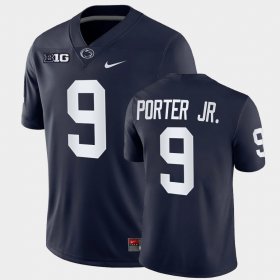 #9 Joey Porter Jr. College Football Penn State Nittany Lions Game Mens Navy Jersey 877544-226