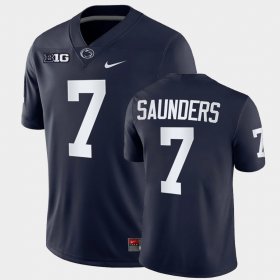 #7 Kaden Saunders College Football Penn State Game Men's Navy Jersey 478088-557