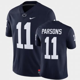 #11 Micah Parsons College Football Penn State 2021 Draft Class Game Men's Navy Jersey 447391-636