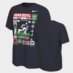 College Football PSU 2023 Rose Bowl Male Adult Mens Navy T-Shirt 213630-942 College Football PSU 2023 Rose Bowl Male Adult Mens Navy T-Shirt 213630-942