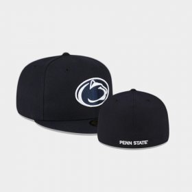 Fitted Penn State 59FIFTY Unisex Navy Hat 683036-602